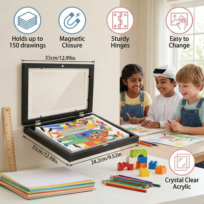 Picture Frame – Holds Up to 150 Drawings