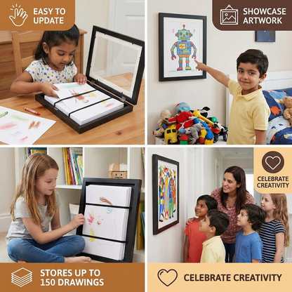 Picture Frame – Holds Up to 150 Drawings