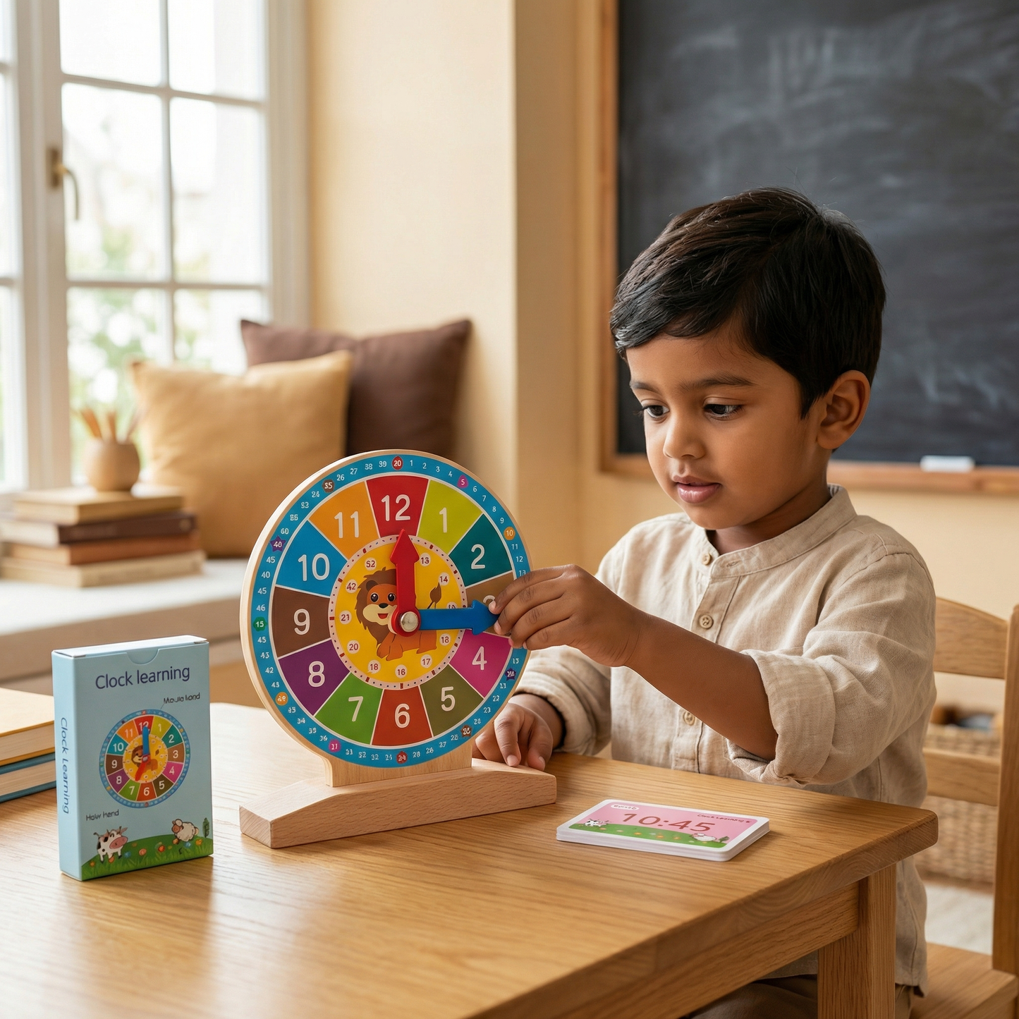 Educational Montessori Time Learning Toy