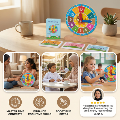 Educational Montessori Time Learning Toy
