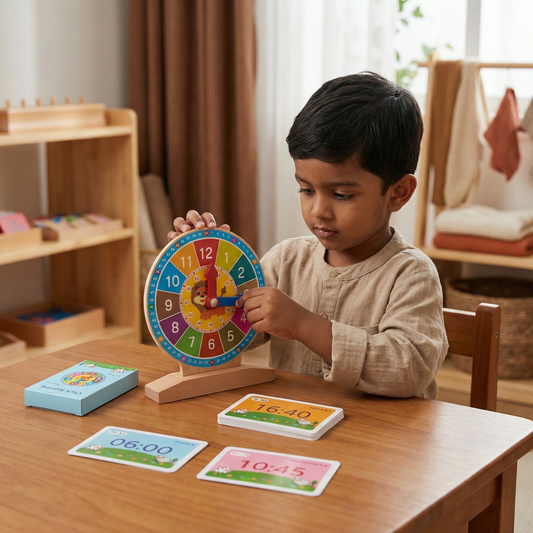 Educational Montessori Time Learning Toy