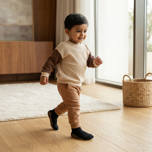 Safe Non-Slip Socks Shoes for Children