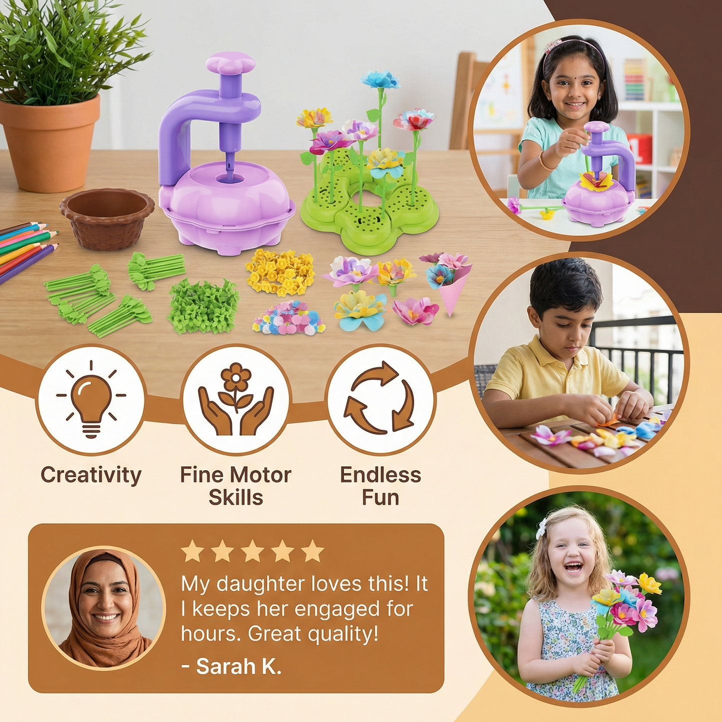 Creative Flower Craft Set