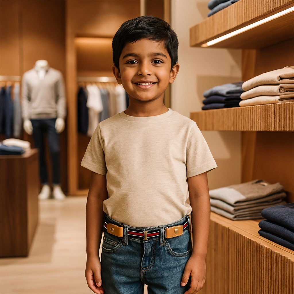 Comfortable Elastic Children's Belts - Suitable for All Ages