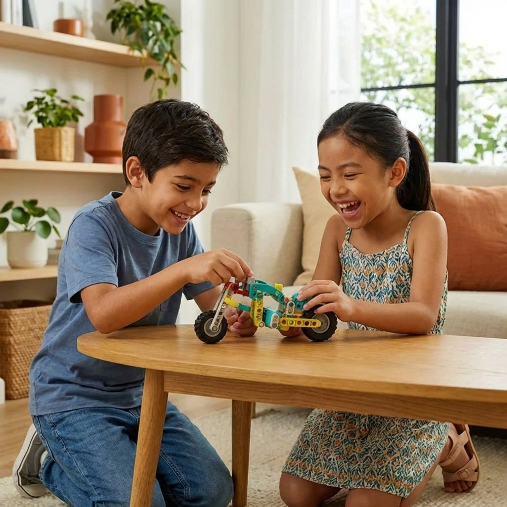 3-in-1 Science and Technology Building Block Playset