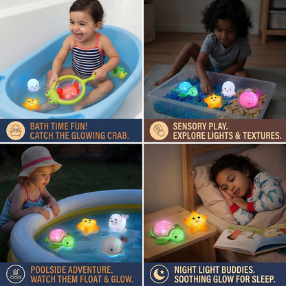 Glowing Bath Animals