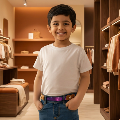 Comfortable Elastic Children's Belts - Suitable for All Ages
