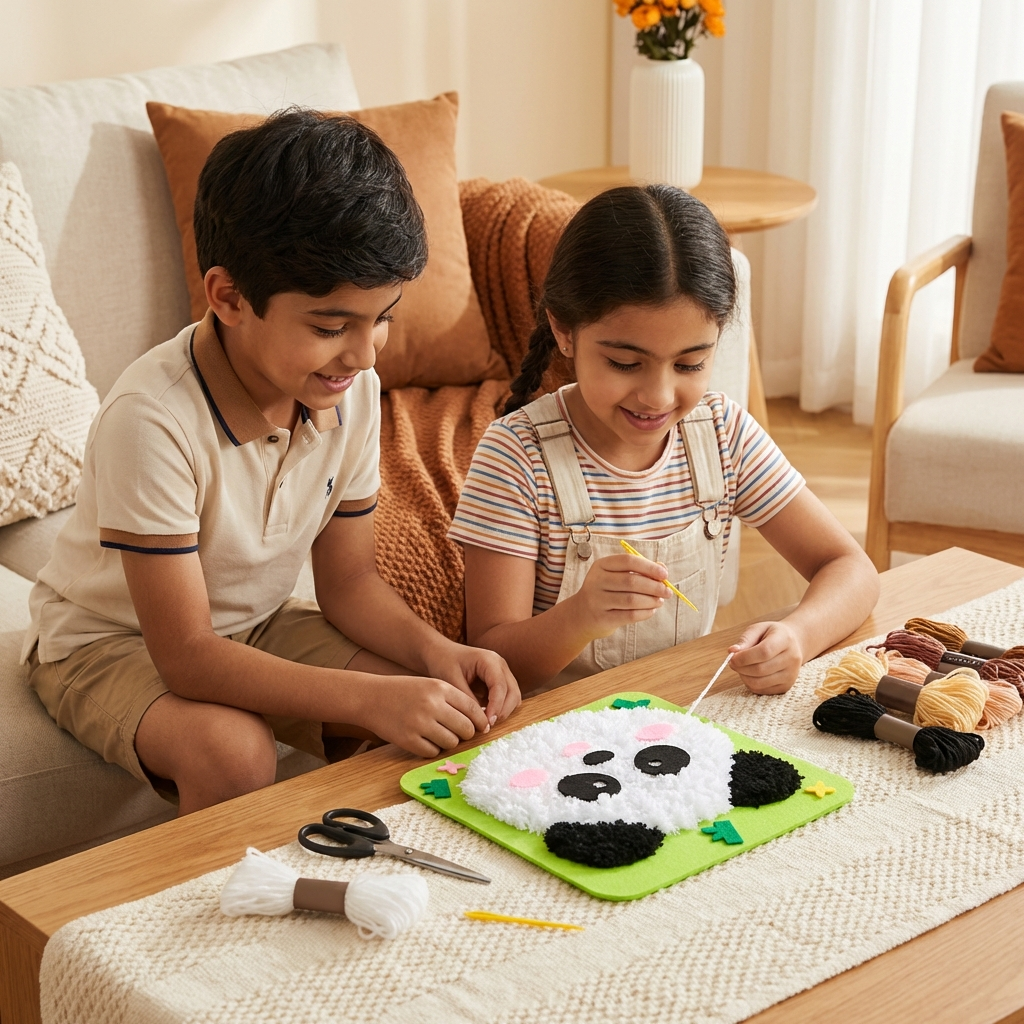 DIY Embroidery Doll Kit