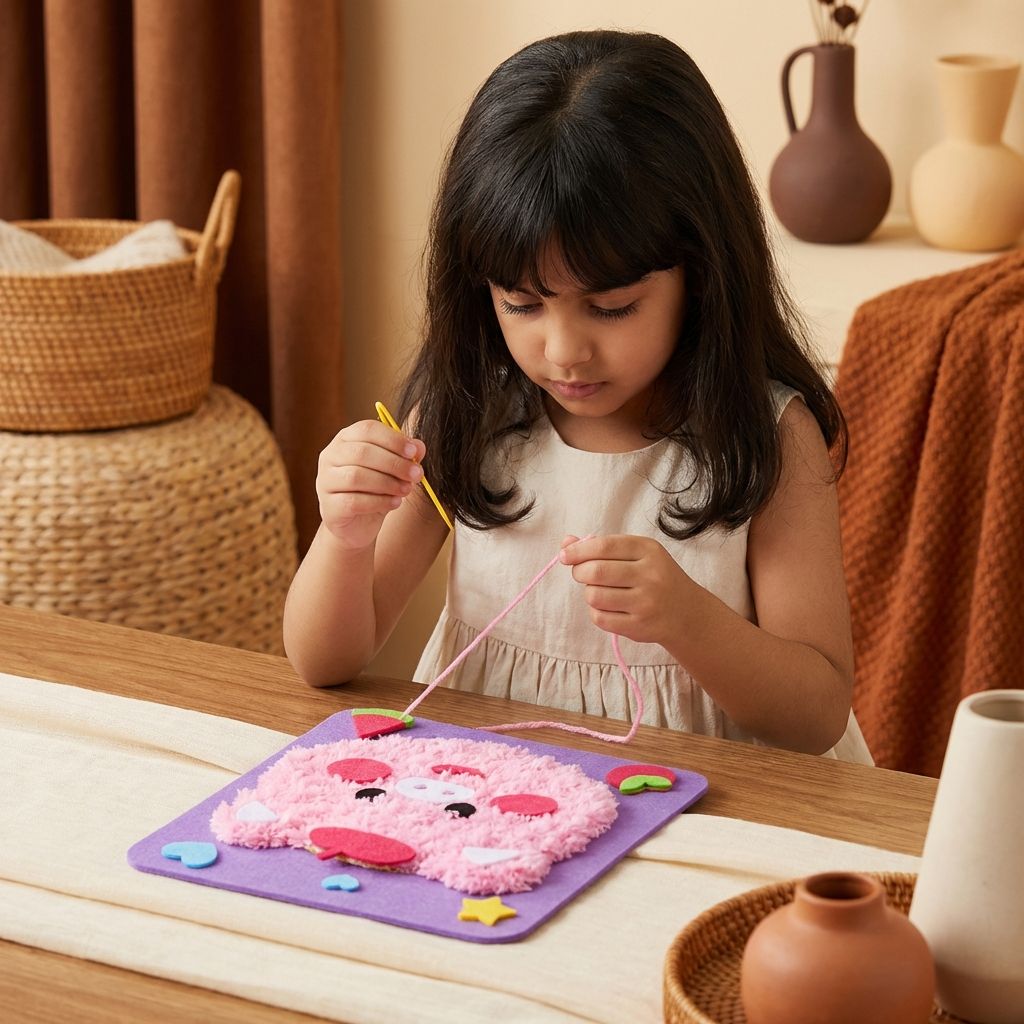 DIY Embroidery Doll Kit