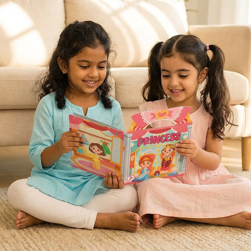 Reusable Montessori Sticker Books with Various Themed Worlds