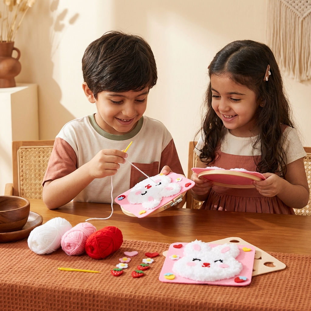 DIY Embroidery Doll Kit