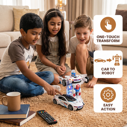 Transformable Race Car Toy