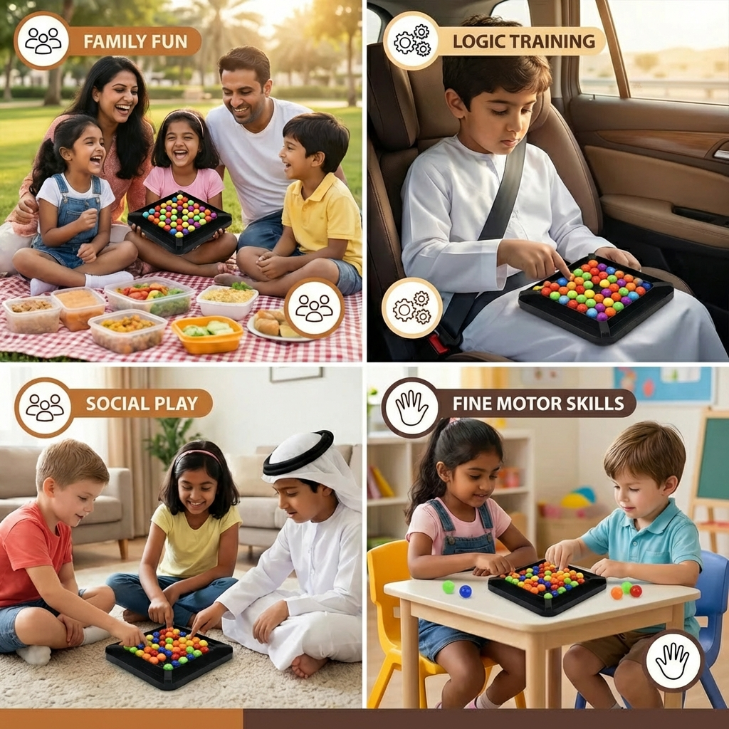 Colors Match Logic Game – Interactive Ball Puzzle Game for Children & Adults