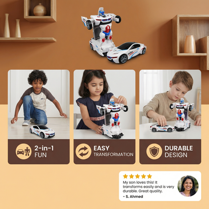 Transformable Race Car Toy