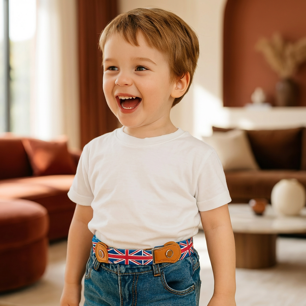 Comfortable Elastic Children's Belts - Suitable for All Ages