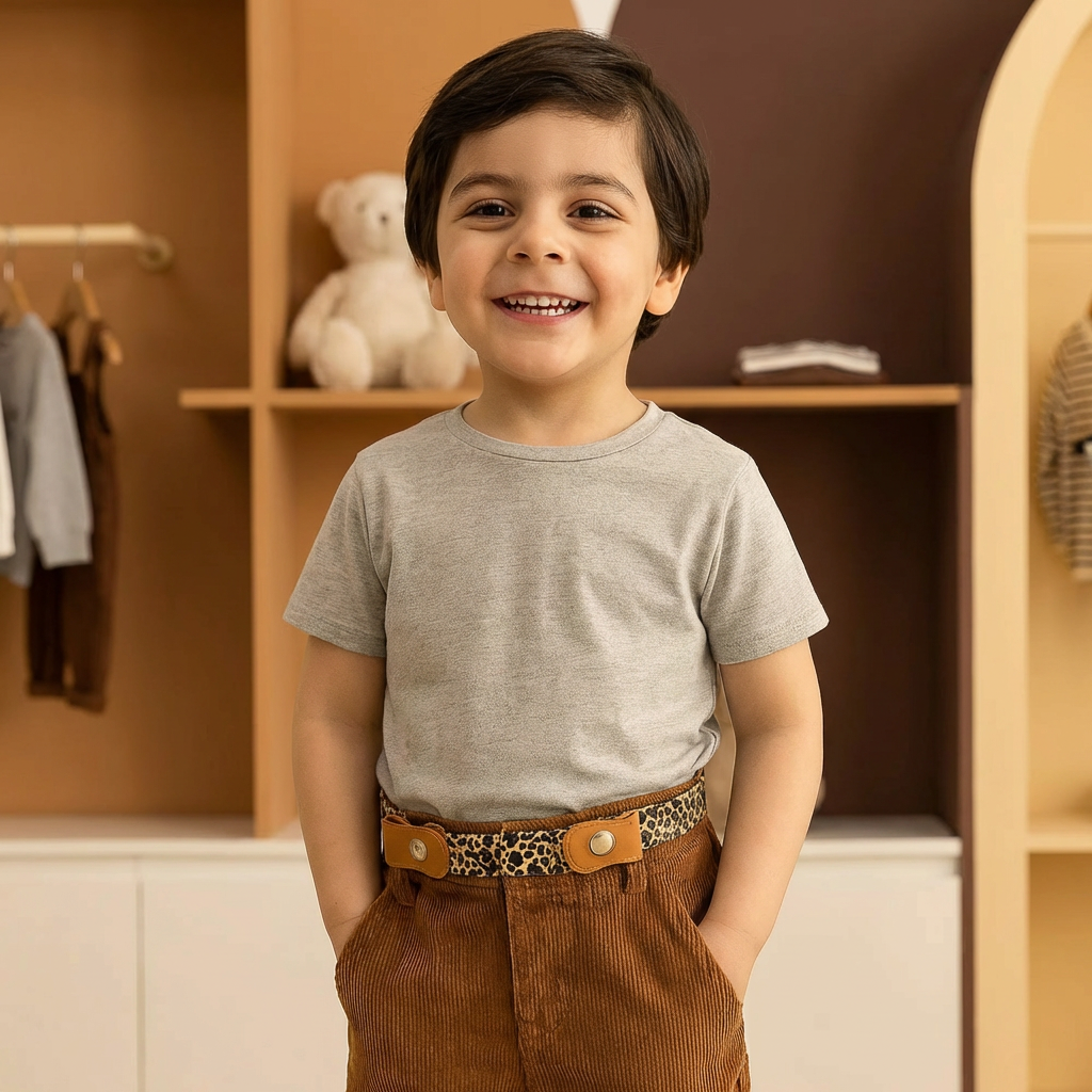Comfortable Elastic Children's Belts - Suitable for All Ages