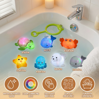 Glowing Bath Animals