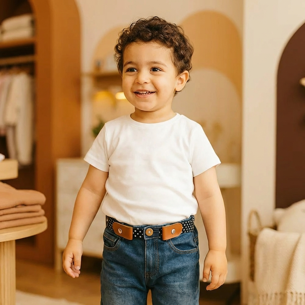 Comfortable Elastic Children's Belts - Suitable for All Ages