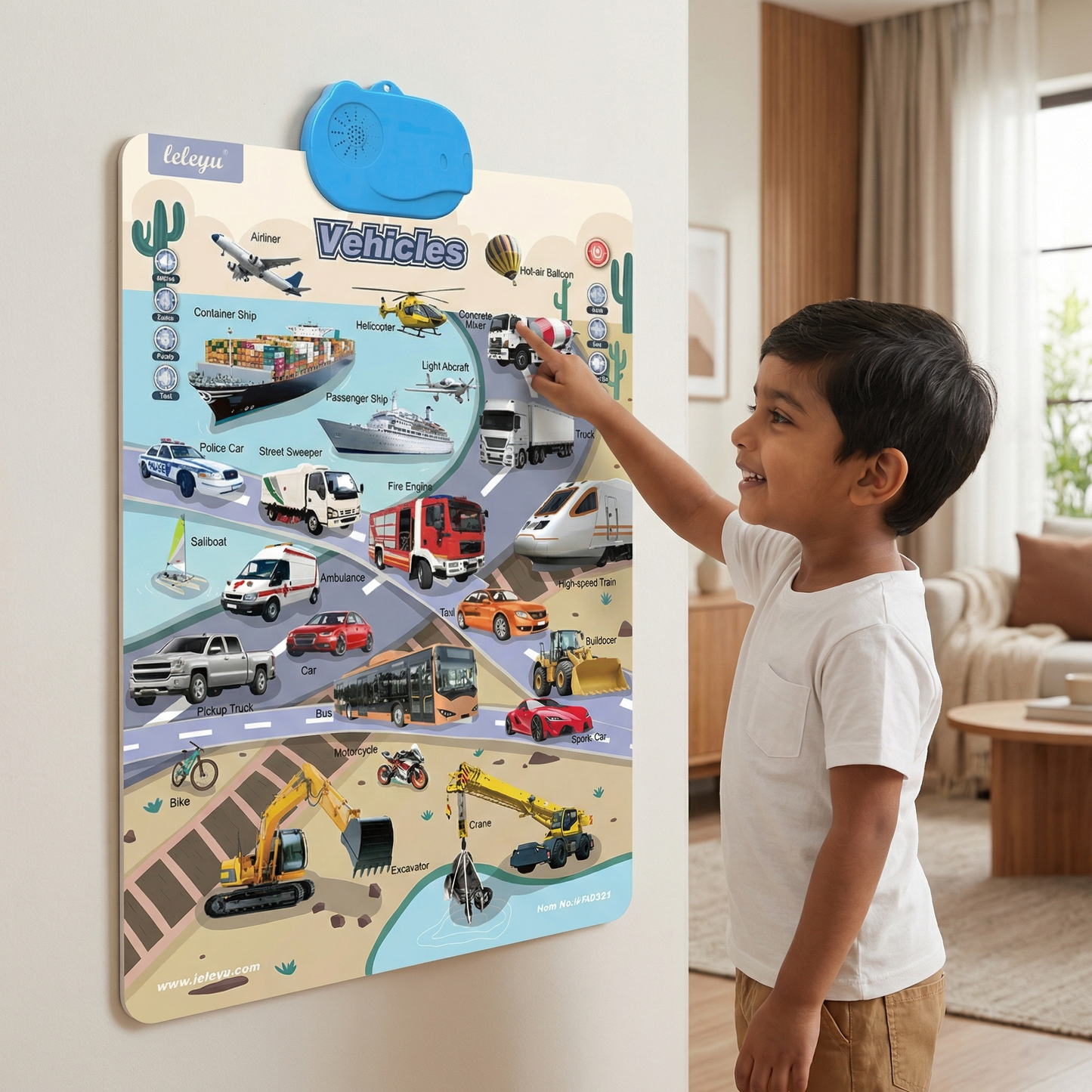 Talking English Learning Board for Kids
