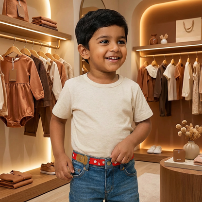 Comfortable Elastic Children's Belts - Suitable for All Ages