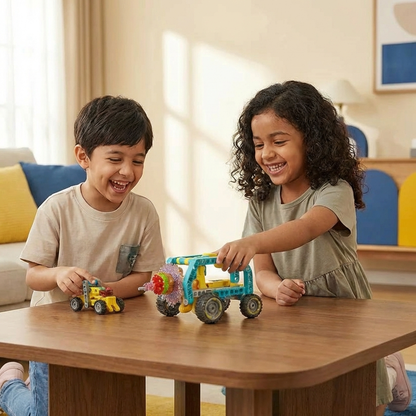 3-in-1 Science and Technology Building Block Playset