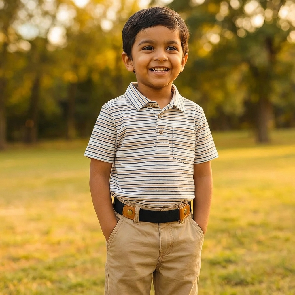 Comfortable Elastic Children's Belts - Suitable for All Ages