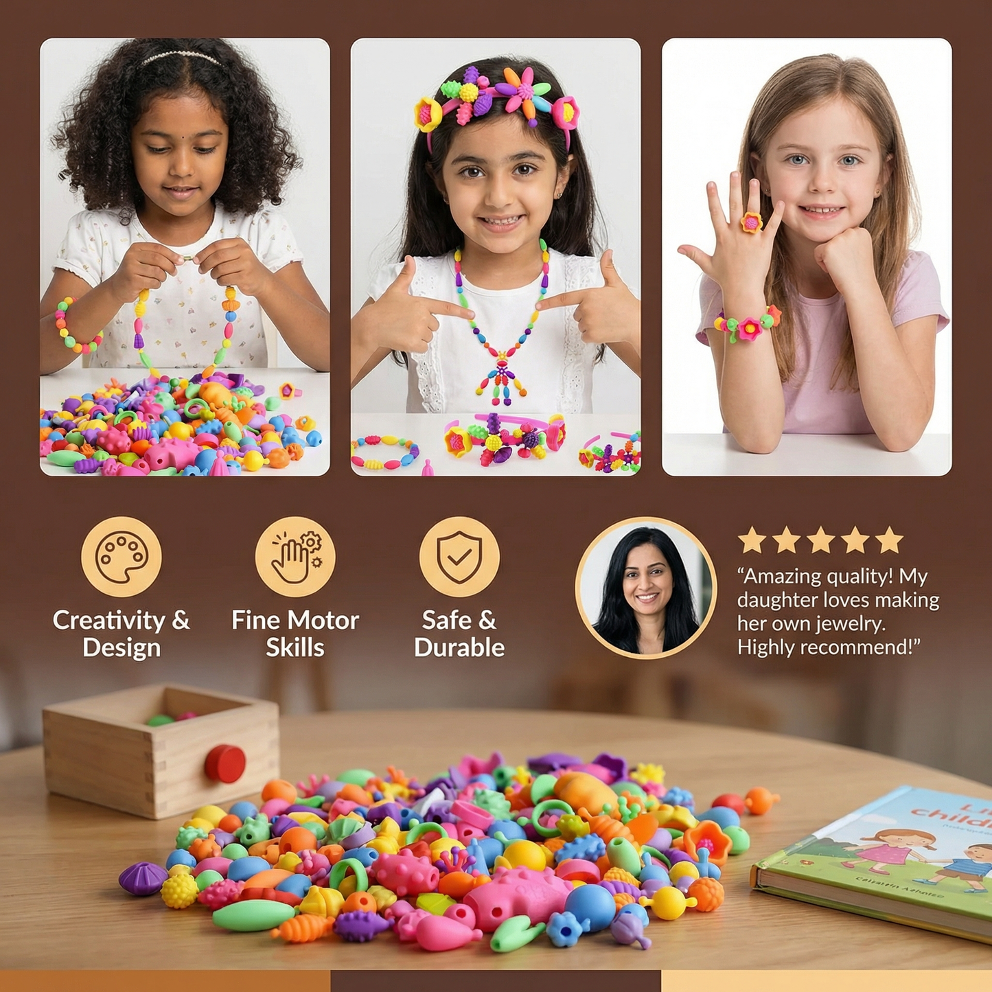 Jewelry Game Pieces for Children