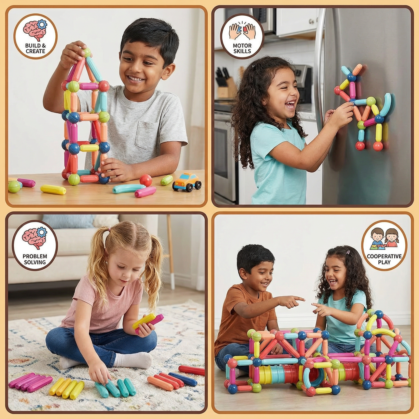 Magnetic Building Blocks