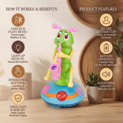 Dancing Saxophone Caterpillar Children’s Toy
