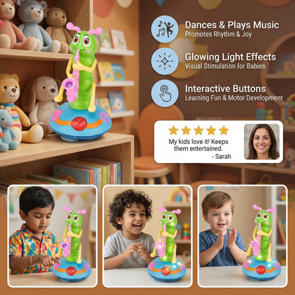 Dancing Saxophone Caterpillar Children’s Toy