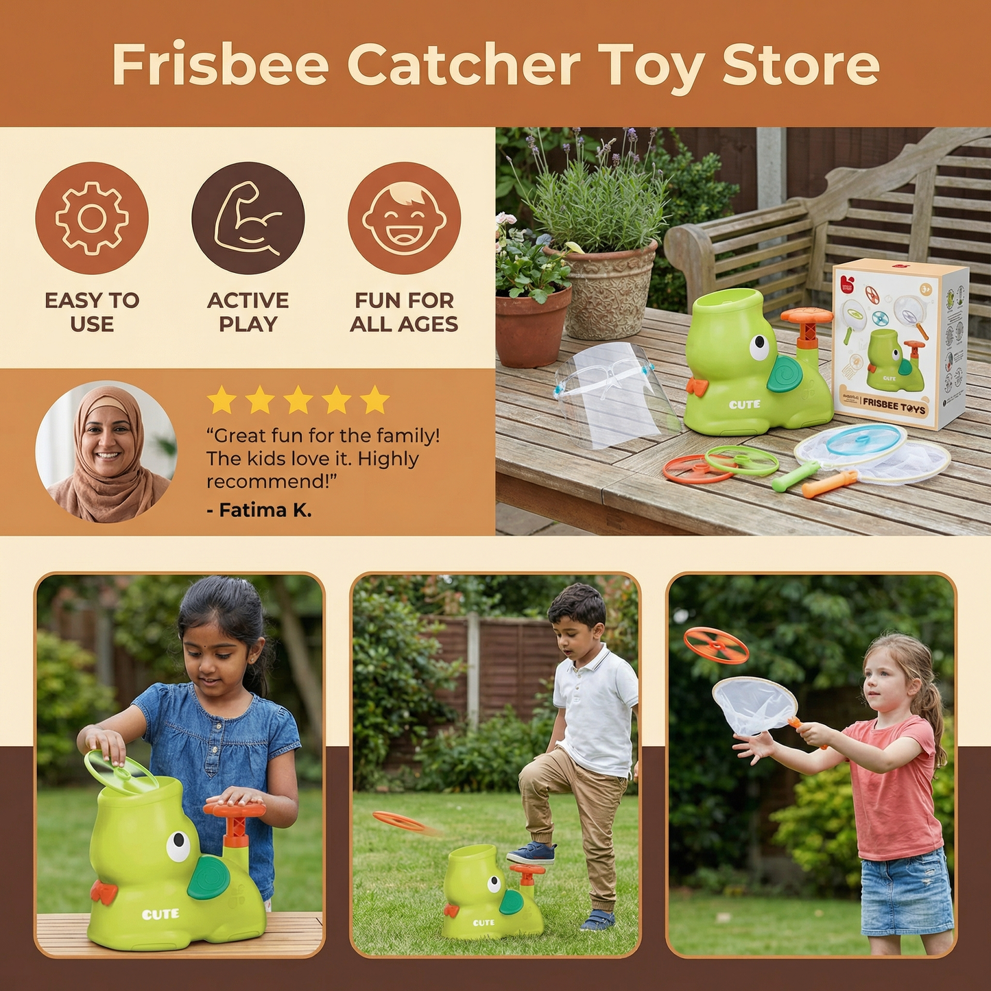 Frisbee Catcher Toy