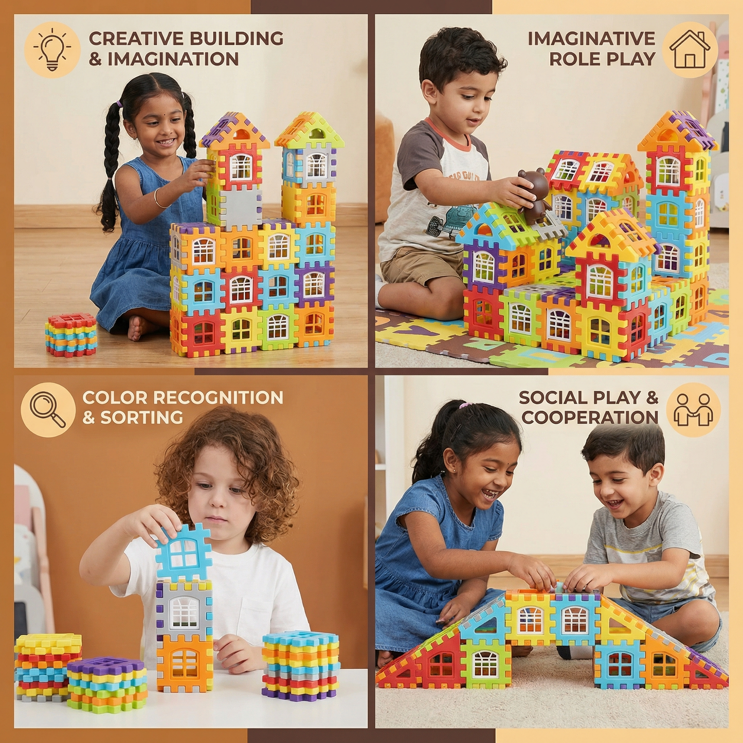 Montessori Window Blocks for Children