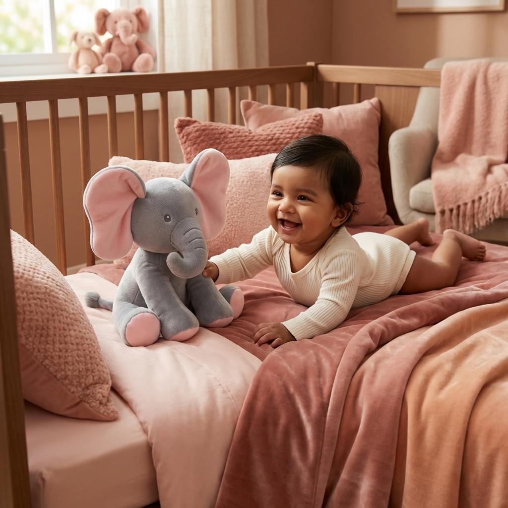 Peek-a-Boo Elephant - Interactive Plush Toy