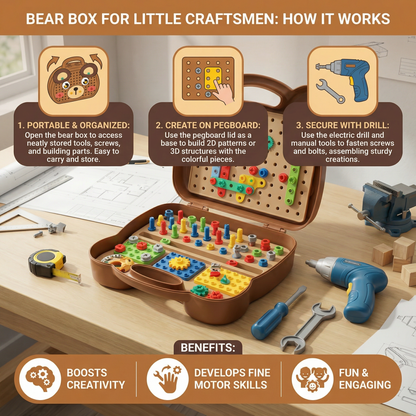 Bear Box For Little Craftsmen