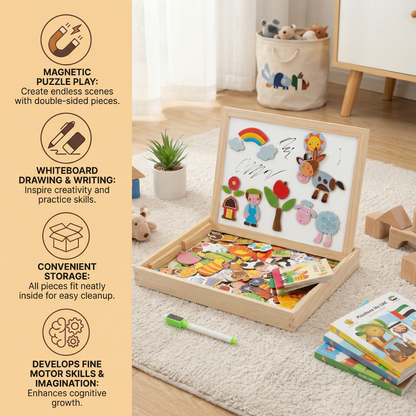 2-in-1 Montessori drawing board