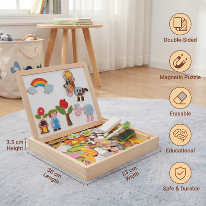 2-in-1 Montessori drawing board