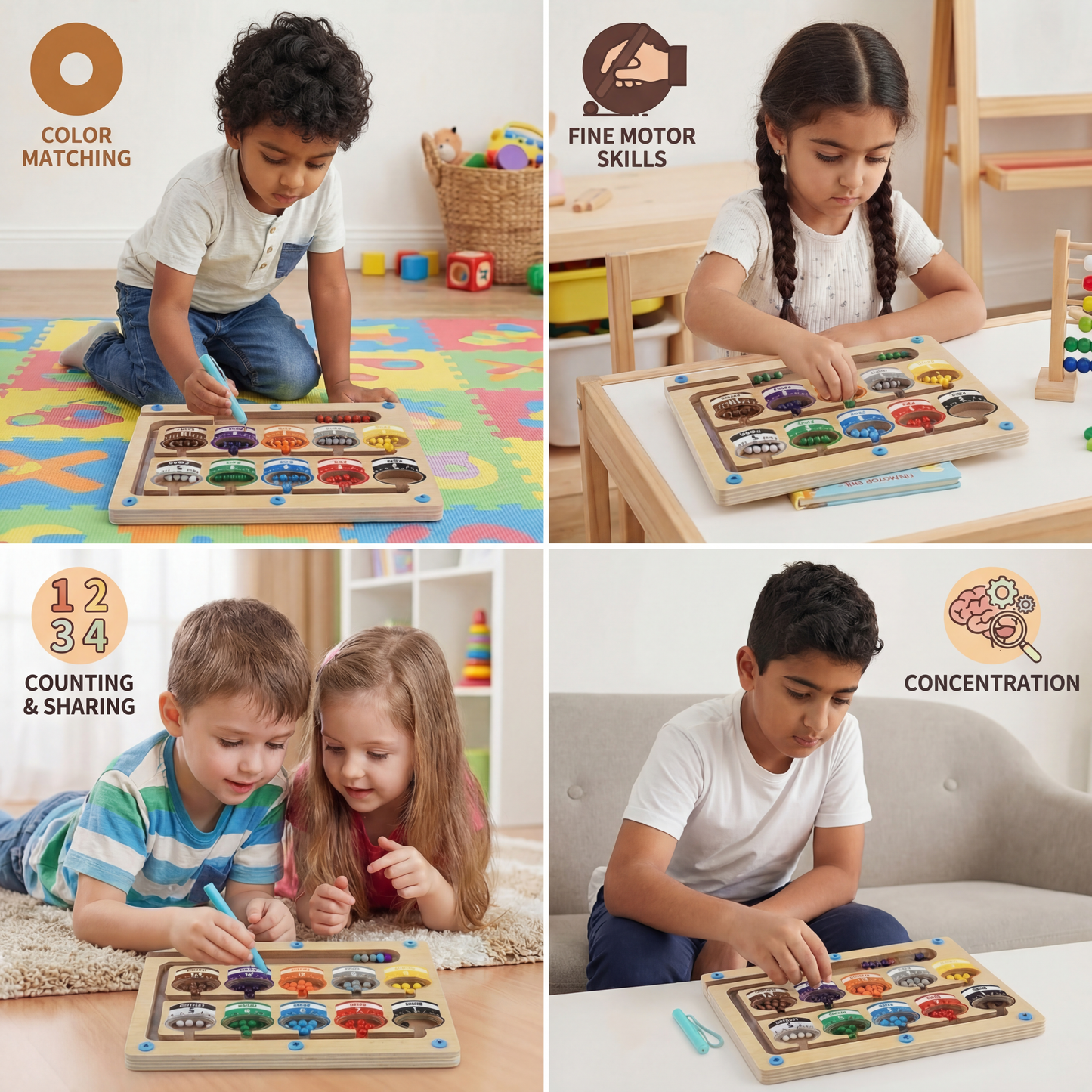 Montessori Magnetic Maze