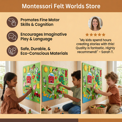 Montessori Felt Worlds