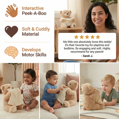 Peek-a-boo Teddy Bear – Interactive Plush Toy