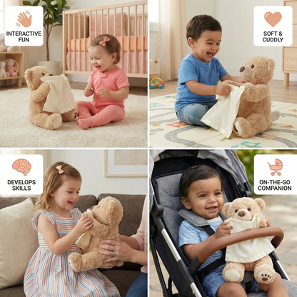 Peek-a-boo Teddy Bear – Interactive Plush Toy