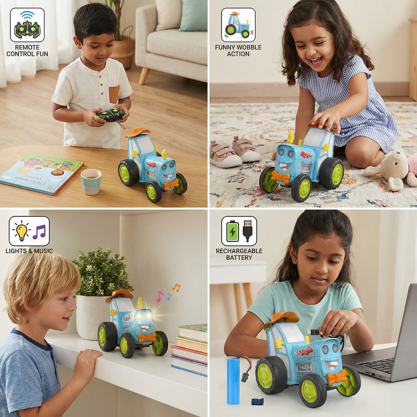 Limping Tractor Children's Toy