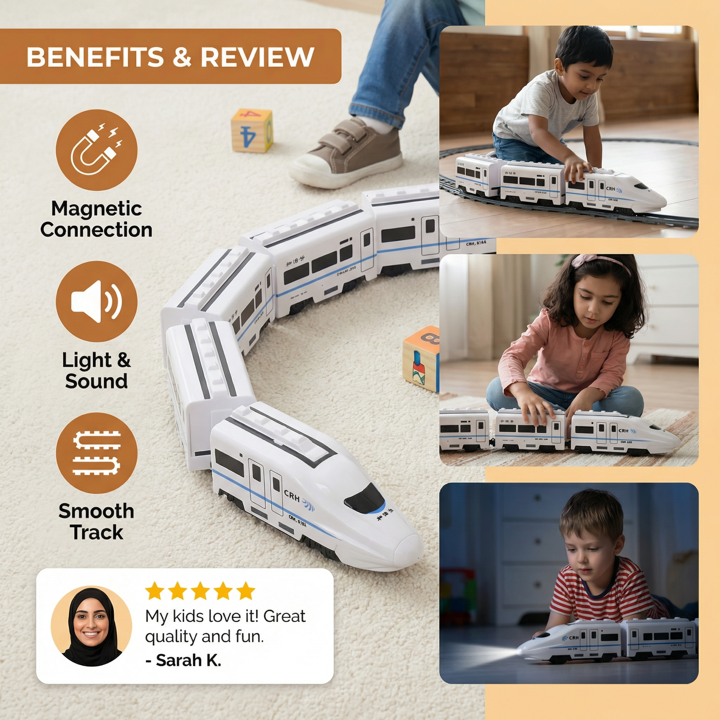 Clever Chain Train Kids Toy