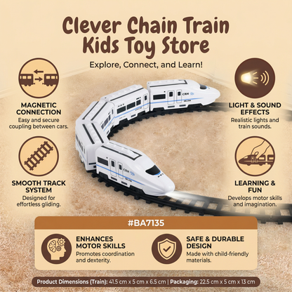 Clever Chain Train Kids Toy