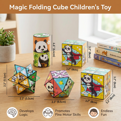 Magic Folding Cube Children's Toy