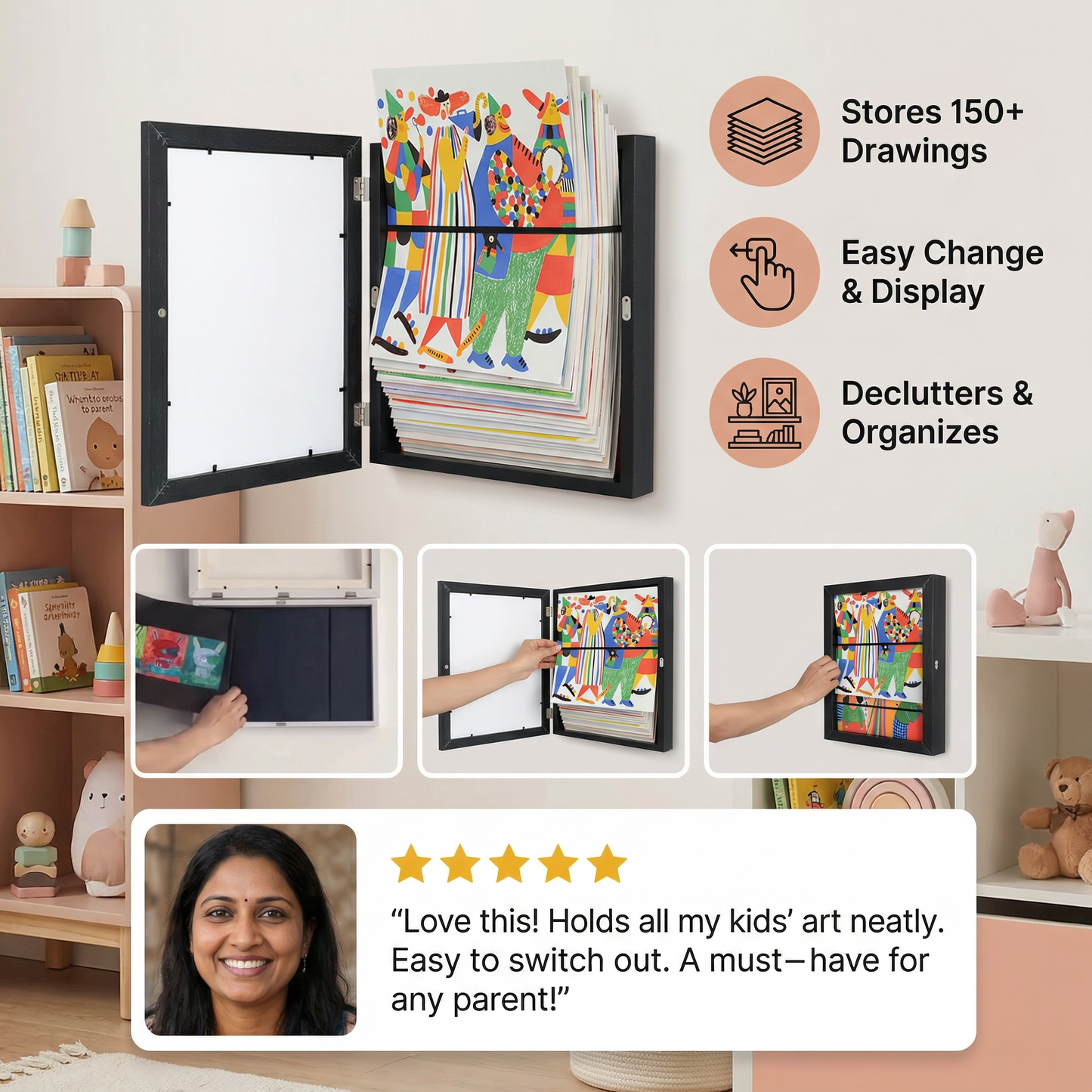 Picture Frame – For Up to 150 Drawings