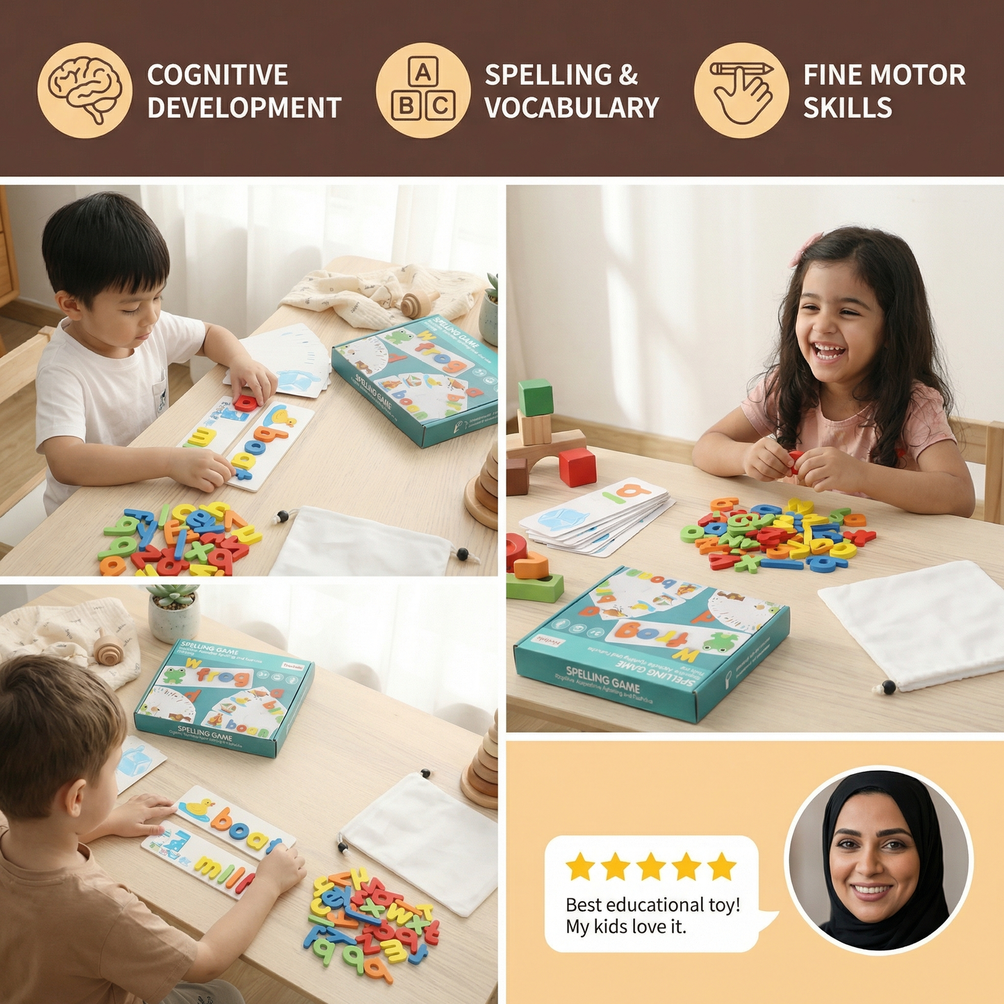 Montessori Spelling Game