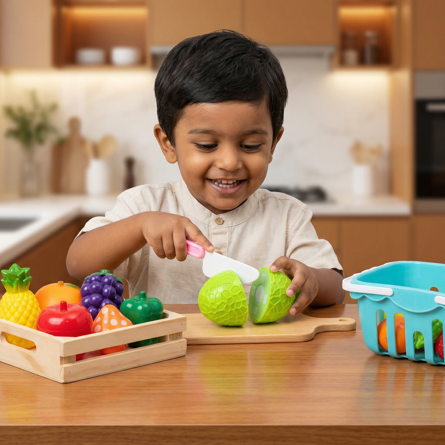 Fruit and Vegetable Cutting Playset