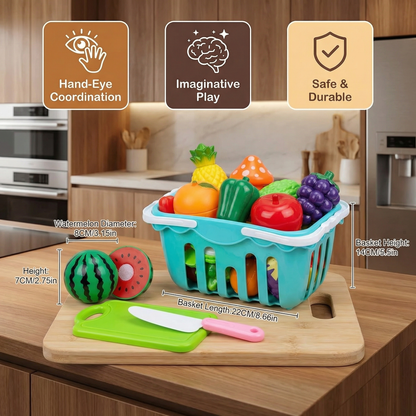 Fruit and Vegetable Cutting Playset
