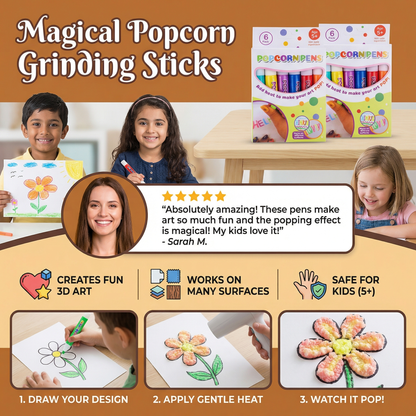 Magical Popcorn Grinding Sticks
