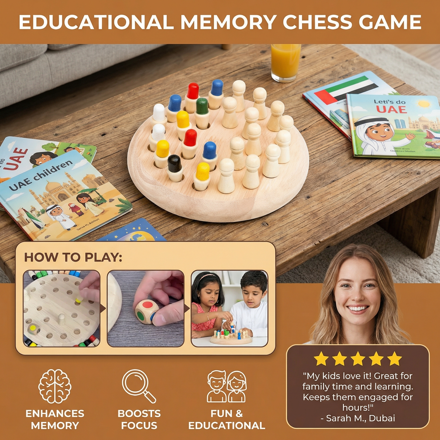 Educational Memory Chess Game